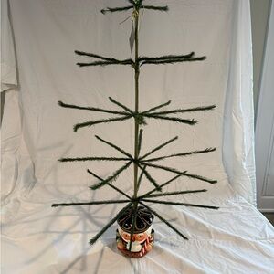 Rare Christopher Radko Home For The Holidays Nutcracker Crunch Feather Tree